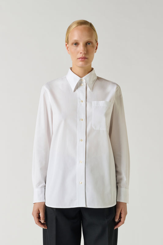 Chemise Saphir - Blanc - Coton - Femme