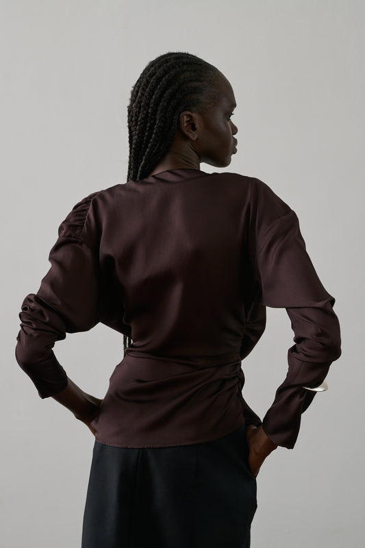 Blouse Fresia - Prune - Femme