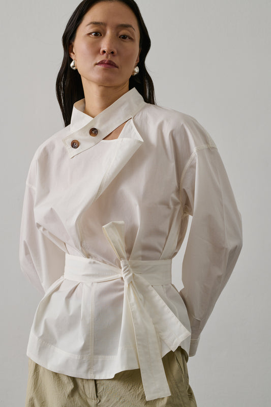 WHITE FELICITE BLOUSE