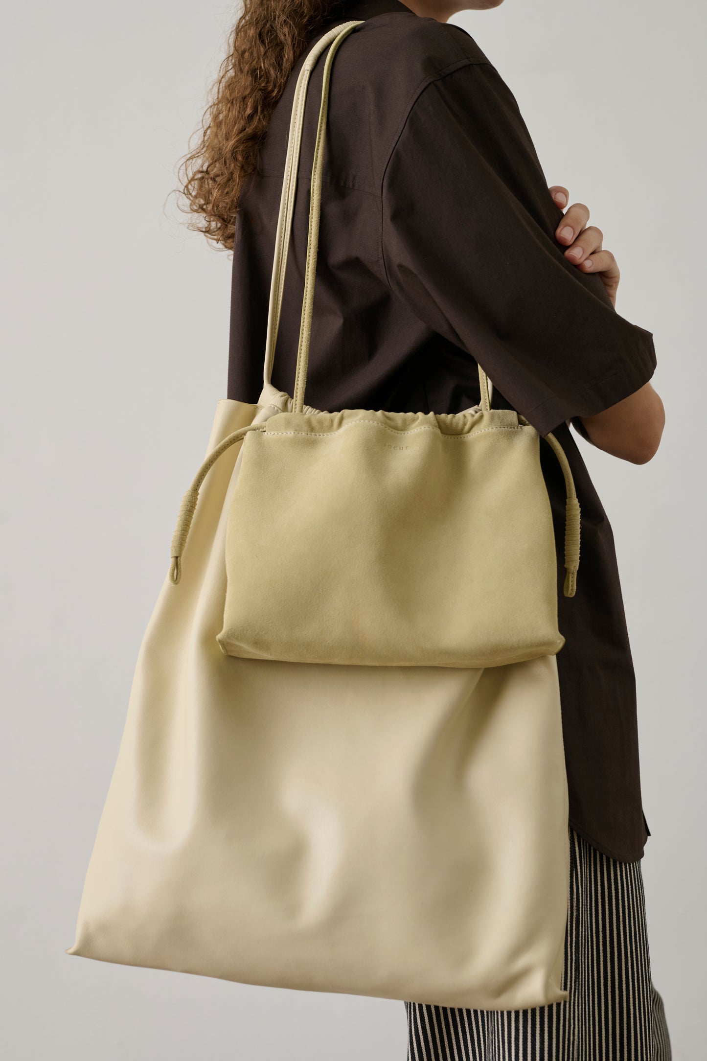 Sac Suzette - Sable - Cuir - Femme