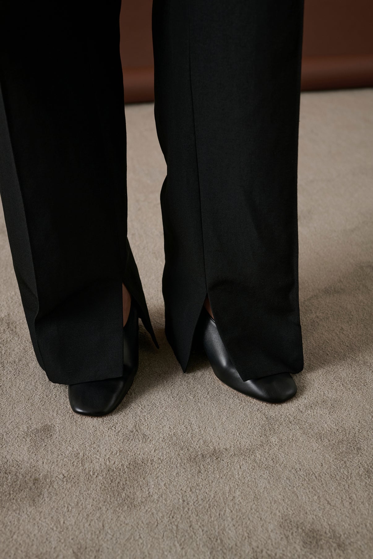 Pantalon Erik - Noir - Lin - Femme vue 5