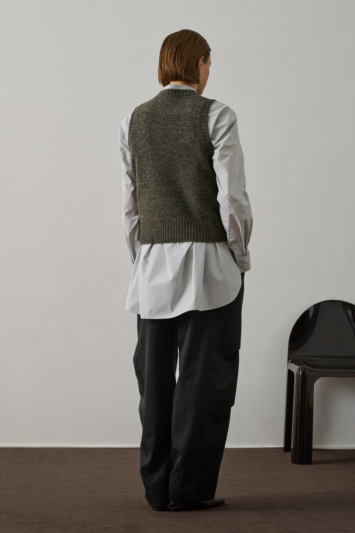 Pull Namaste - Gris Chiné - Femme vue 2